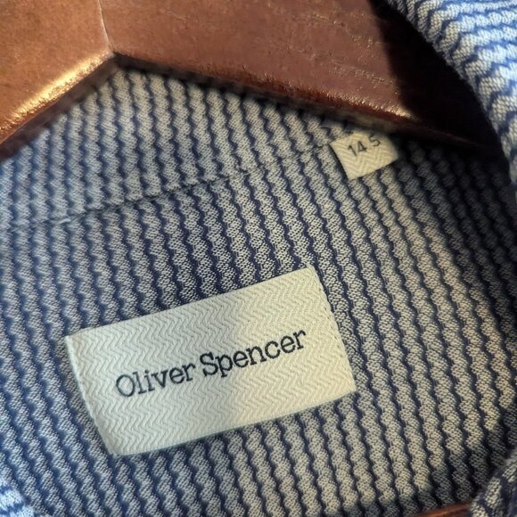 OLIVIER SPENCER - Classic shirt - Sz 14.5 - Picture 6 of 7